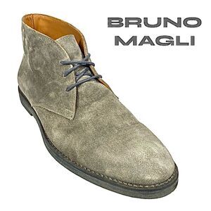🔥 Bruno Magli “Joker” Gray Suede Chukka Boots – Italian Luxury | Size 10.5M
